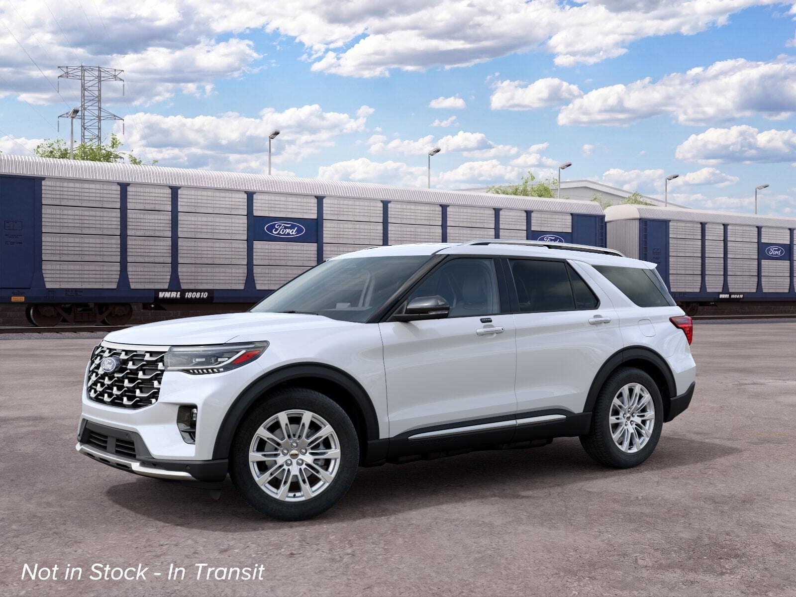 2027 Ford Explorer 4-Door 4DR RWD PLTNM, photo 1 of 12