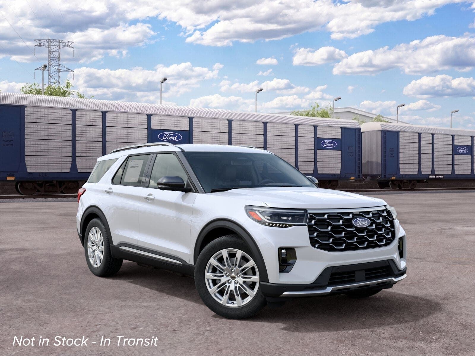 2027 Ford Explorer 4-Door 4DR RWD PLTNM thumbnail 4