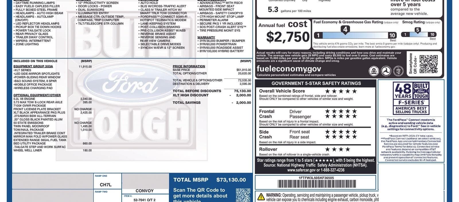 2025 Ford F-150 XLT 4x4 SuperCrew thumbnail 6